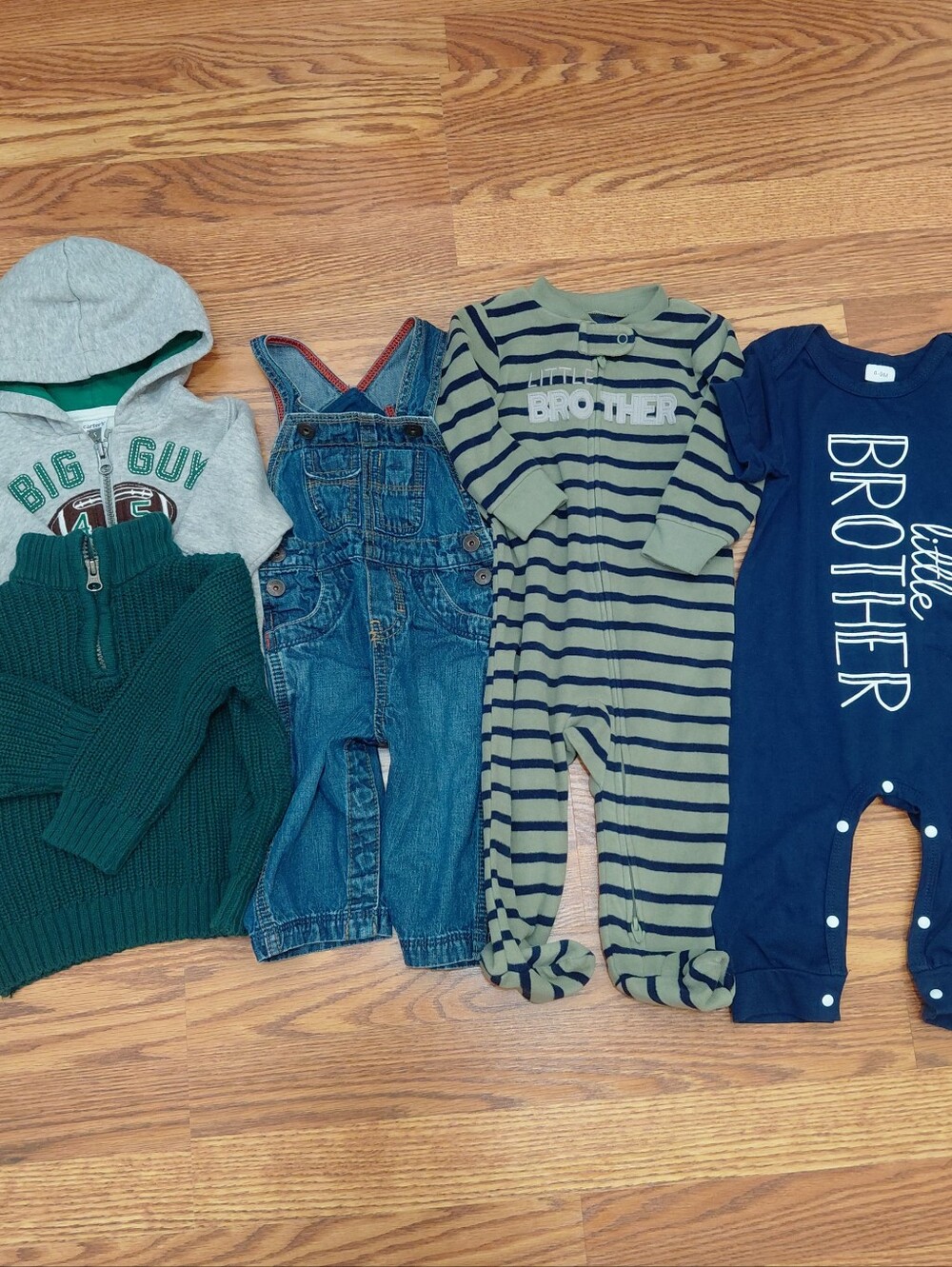 Baby Boy 6-9 Month Clothes Fall Winter Capsule Wardrobe Bundle Boy Lot